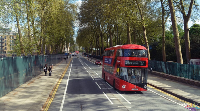 linhas turísticas de ônibus coletivo em Londres