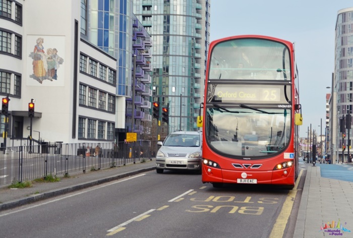  linhas turísticas de ônibus coletivo em Londres