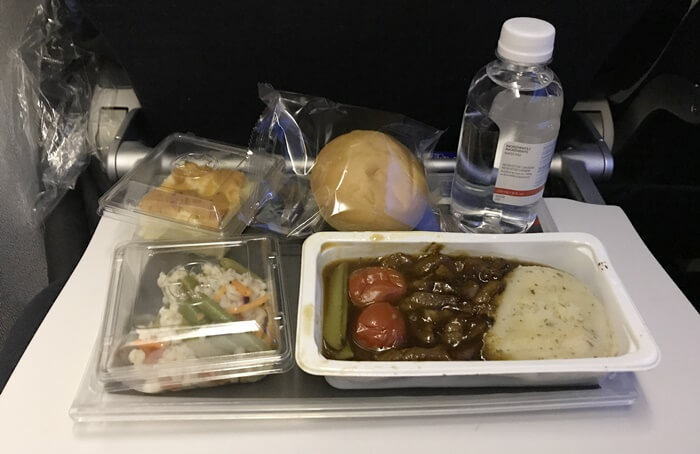 comida de avião 