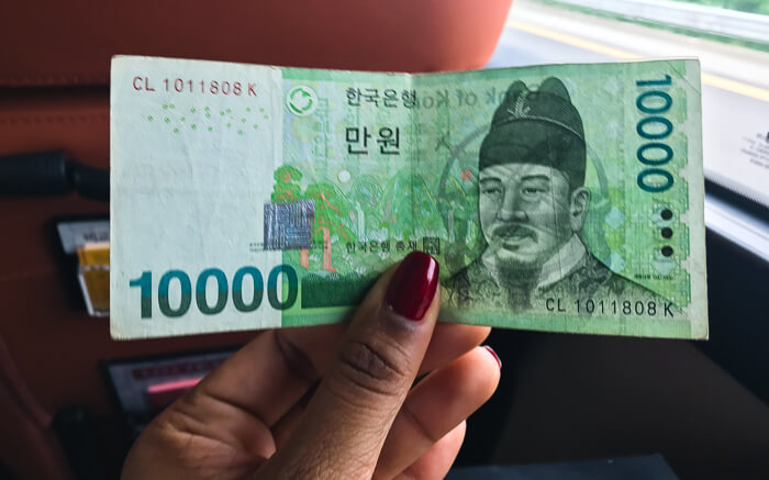 dinheiro coreano