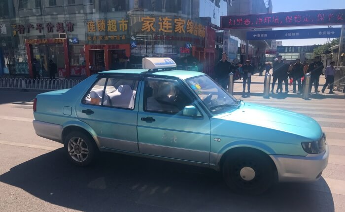táxi na china